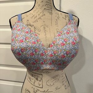 Knix x Betsey Johnson Bra WingWoman Contour Flower Flourish Size 7++ 36G 38G